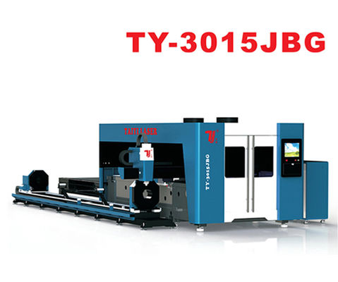 TY-3015JBG 1000W - 6000W CNC繊維レーザーのカッターの金属の管SSはレーザーの打抜き機を配管する