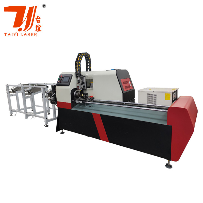 Water Cooling CNC 1070nm Fiber Laser Cutter For Stainless Steel Tube