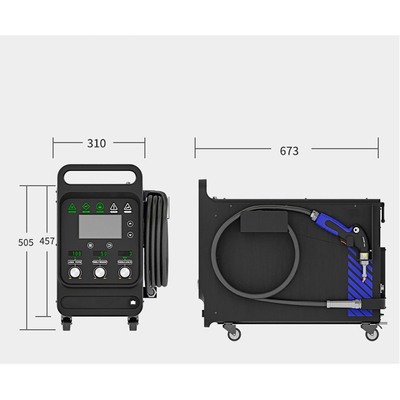 2024 ポータブルミニエアクーリング 1500W ハンドヘルドレーザー溶接機