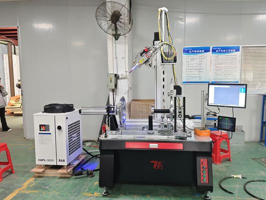 軍用ケトル水瓶用の2000Wケトル自動ファイバーレーザー溶接機