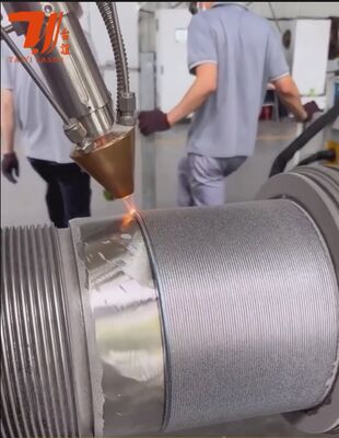 6KW 高速CNCレーザーコーディングマシン シャフト修理&クロム塗装交換,90%の粉末効率
