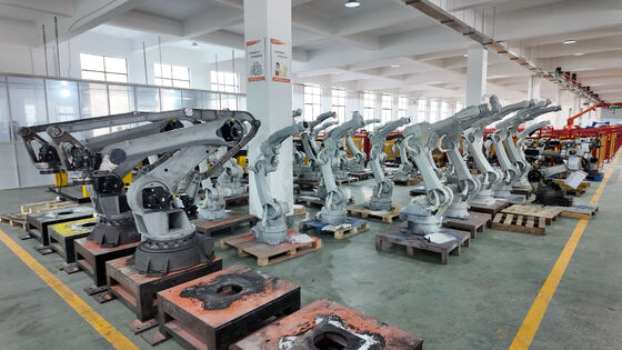 FANUC 6 Axis Robot Arm Automatic 3D Fiber Laser Cutting Machine for Stainless Steel Lampshade 3D Workpiece