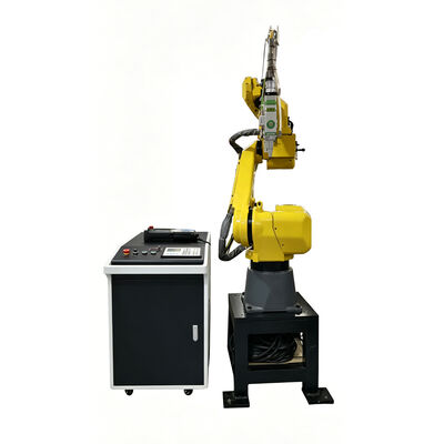 FANUC ロボット化 3D ファイバーレーザーカット機 1500W~6000W 調整可能電力と 複雑な金属部品製造のための自動ツール交換機