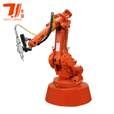 カントンフェアプロモーション 6軸 ロボットアーム 1000W-6000W クッションプレート 自動ファイバー金属レーザー溶接機