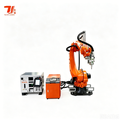 KUKA KR35 6 軸 ロボットレーザー 溶接 機械 4000W 自動車車体と金属製造のためのIPGファイバーレーザーソース