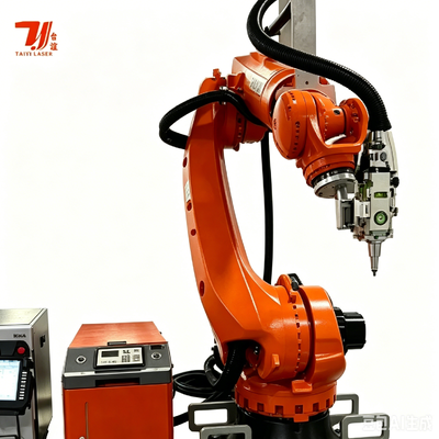 KUKA 6軸ロボット 4000W IPGレーザー溶接装置 複雑な3D金属組成物の溶接