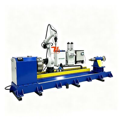 クランクシャフトローラーシリンダー表面修復用オフラインロボットレーザークラッディングマシン（ロータリー付き）