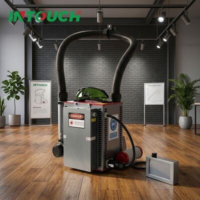 200W 300W リュックパックレーザークリーニングマシン 空気冷蔵型 携帯ファイバーレーザー除垢機 現地作業用