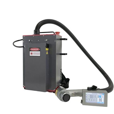 新しいデザイン 200W バックパックレーザー洗浄機 軽量ポータブルレーザー錆除去機