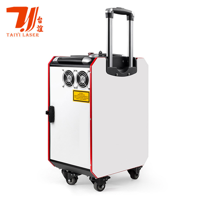 100W 200W 300Wのトロリー箱の携帯用脈拍の金属繊維手持ち型レーザー クリーニング機械