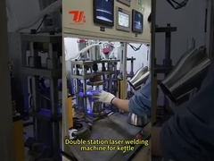 スタッドレスタイヤのケトルティーポットタンブラー ダブルステーション 自動ファイバーレーザー溶接機